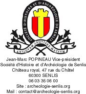 logo société d'histoire et d'archéologie de Senlis