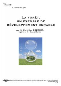 La forêt, un exemple de développement durable, par CX Boucher