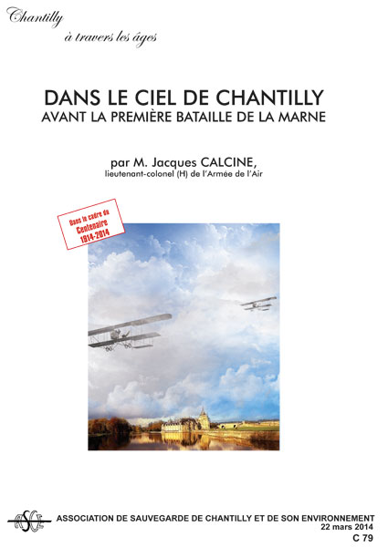 Dans le ciel de Chantilly avant la première bataille de la Marne par J Calcine