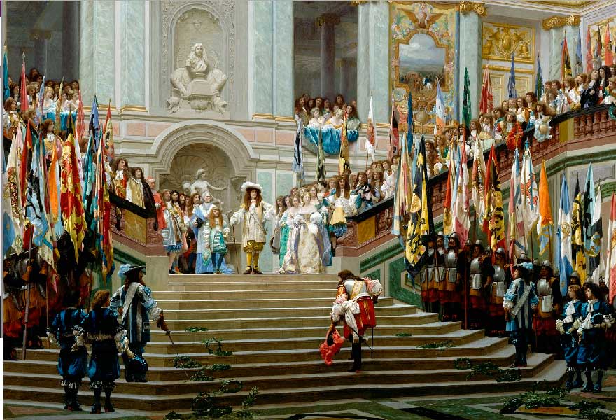 Louis XIV reçoit Le Grand Condé à Versailles