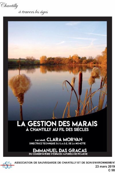 la gestion des marais à Chantilly