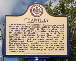 L’autre Chantilly (VA.USA)