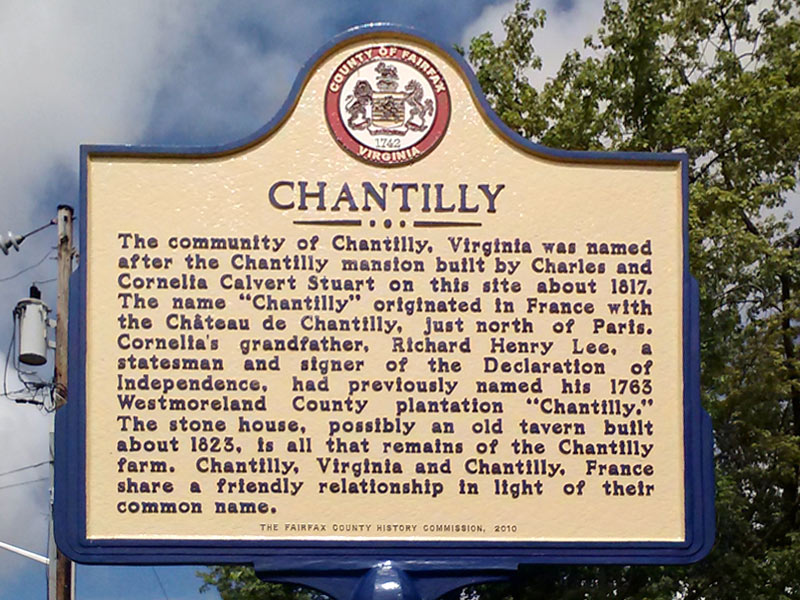 Plaque Chantilly