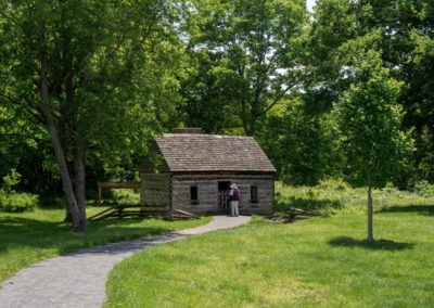 ancienne maison d'esclaves sur la plantation Sully, Chantilly, VA.