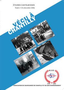 Vécu à Chantilly, publication ASCE Chantilly