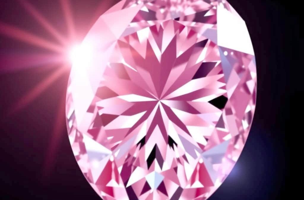 un diamant rose