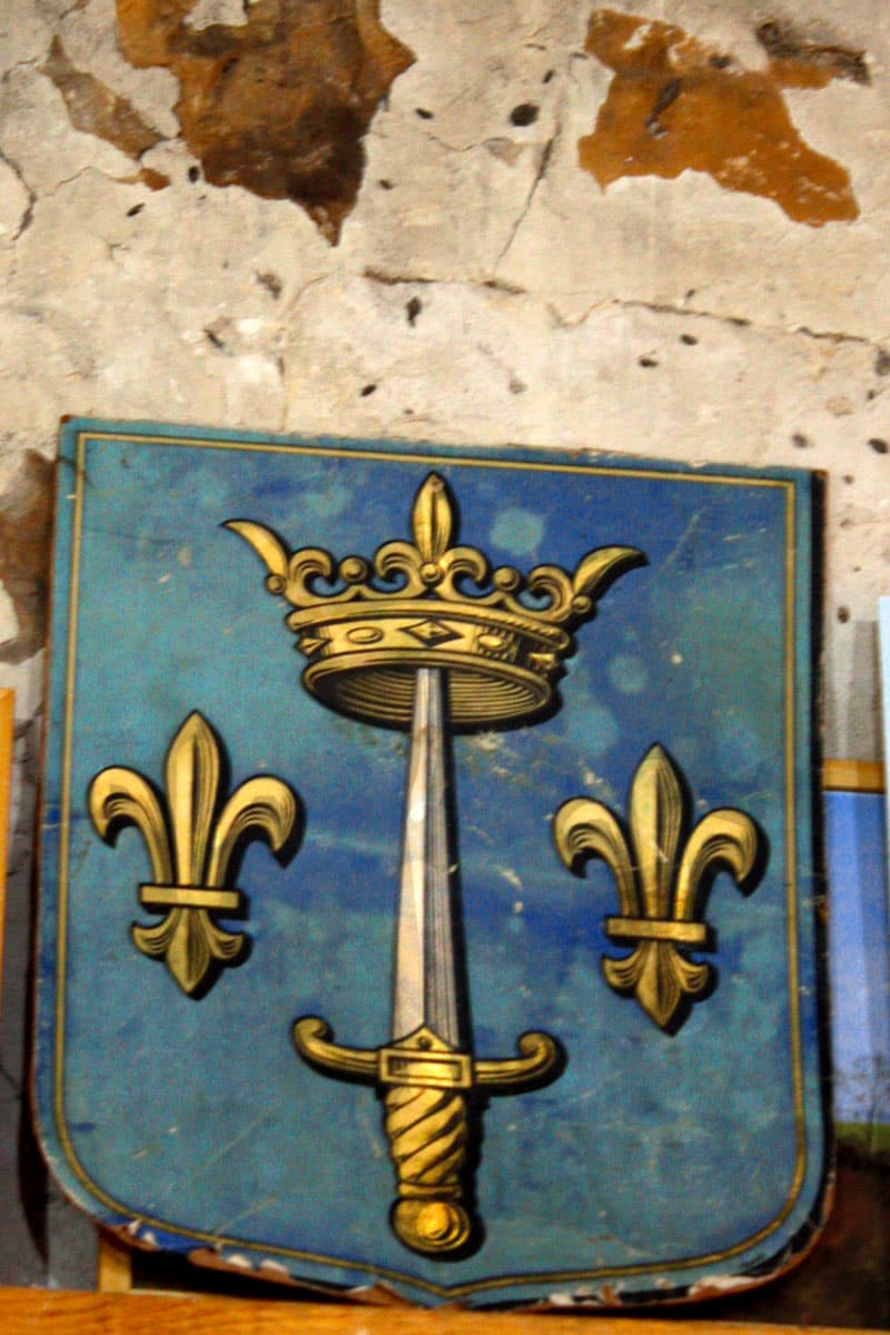 armes de Jeanne d'Arc, au château de Montépilloy