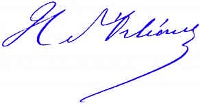 signature du duc d'Aumale